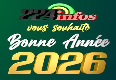 La redaction 224infos vous souhaite bonne et heureuse année 2026...