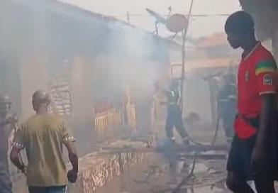 Kagbelen : violent incendie à Grand Moulin, d’importants dégâts matériels...