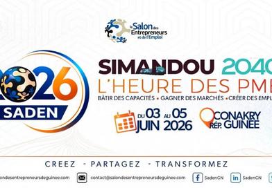 Guinée : le SADEN 2026 veut transformer l’emploi et l’entrepreneuriat du 3 au 5 juin à Conakry