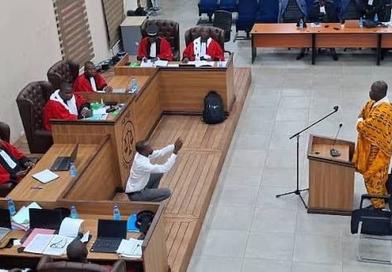 Reprise des dépositions dans le procès du colonel Bienvenue Lamah au tribunal de Dixinn...