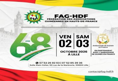 Diaspora Guinéenne en Europe : Lille accueillera les célébrations du 68e anniversaire de l’Indépendance de la Guinée en 2026 (Communiqué)...