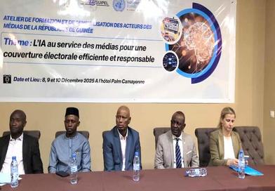 Guinée : Des journalistes se forment à l’IA pour garantir une couverture électorale fiable et responsable...