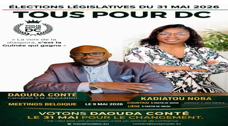 Diaspora Guinéenne en Europe : Daouda Conté dévoile son programme pour une “citoyenneté sans frontières”