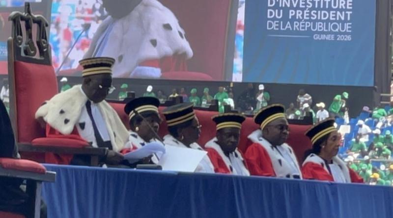 Investiture de Mamadi Doumbouya : Mise en garde solennelle de la Cour suprême sur l’exercice du pouvoir.
