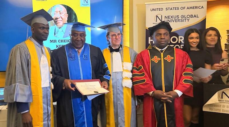 Distinction honorifique à Paris : Cheick Keita élevé au rang de Docteur Honoris Causa, le sacre académique d’un leader panafricain engagé au service du dialogue intercontinental Distinction honorifique à Paris : Cheick Keita élevé au rang de Docteur Honoris Causa, le sacre académique d’un leader panafricain engagé au service du dialogue intercontinental