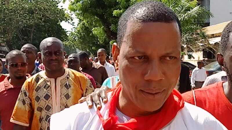 Abdoulaye Sow, secrétaire général de la Fédération Syndicale Autonome des Banques, Assurances et Microfinance de Guinée (FESABAG),