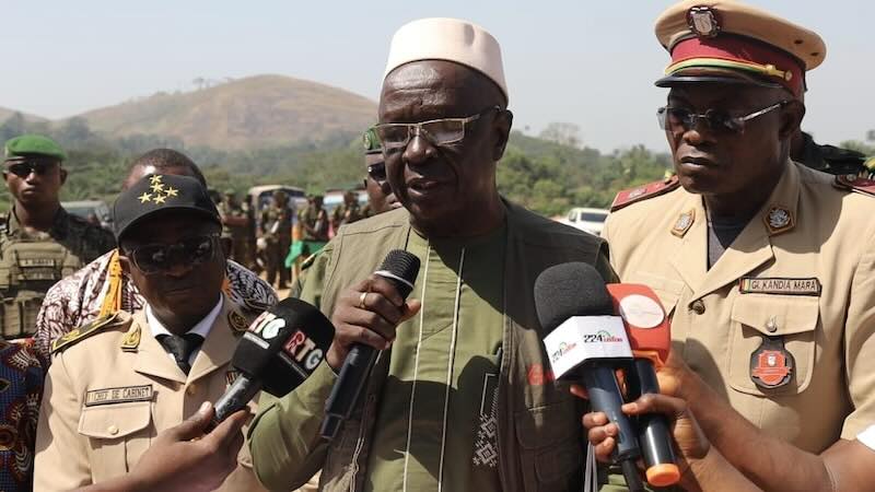 Gueckedou(Tékoulo ): pose de la première pierre du centre de santé