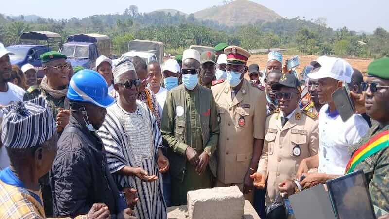 Gueckedou(Tékoulo ): pose de la première pierre du centre de santé