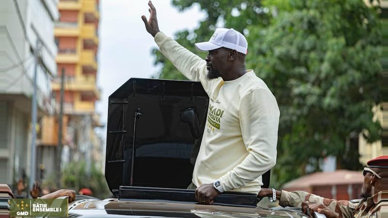 Election : Mamadi Doumbouya en tête avec une large avance