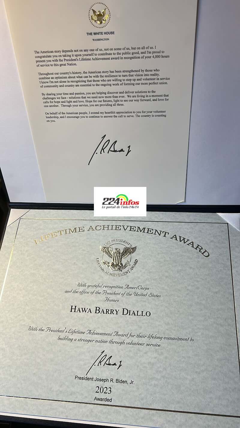 Hawa Barry Diallo, Life Time Achievement Award
