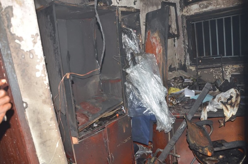 Conakry : Incendie au ministère de la Sécurité