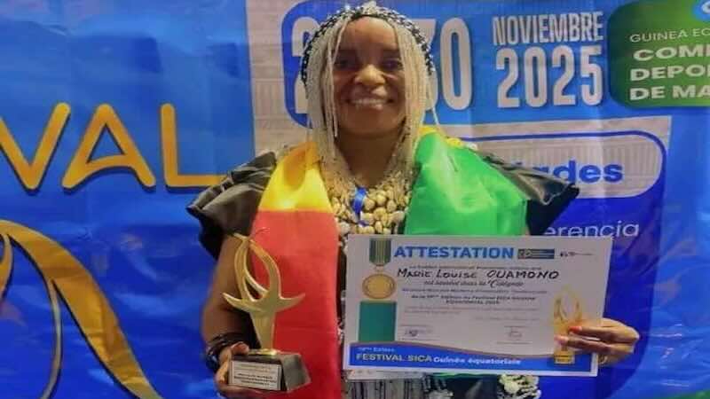 Marie-Louise Ouamouno remporte le Grand Prix de la meilleure musique moderne d’inspiration traditionnelle